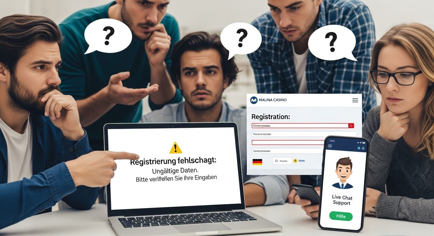 Beheben von Registrierungsproblemen casino account setup